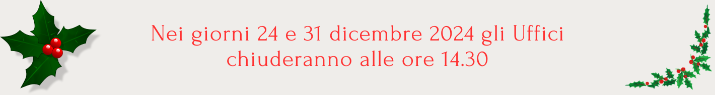 Comunicazione orario dicembre